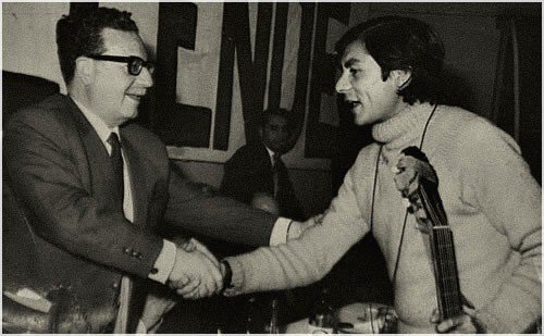 Nano Acevedo y Salvador Allende