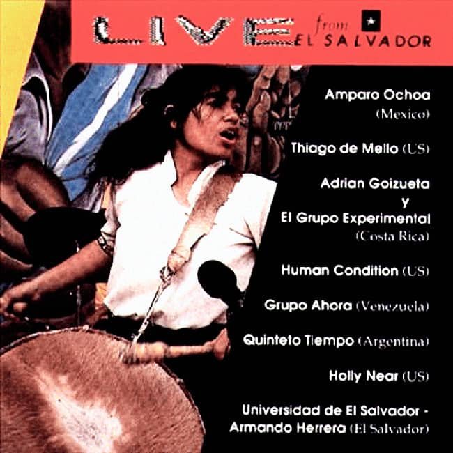 Obra colectiva: Live from El Salvador (Primer Festival ‘Un Canto por la Paz con Soberanía e Independencia en El Salvador’) (1991)